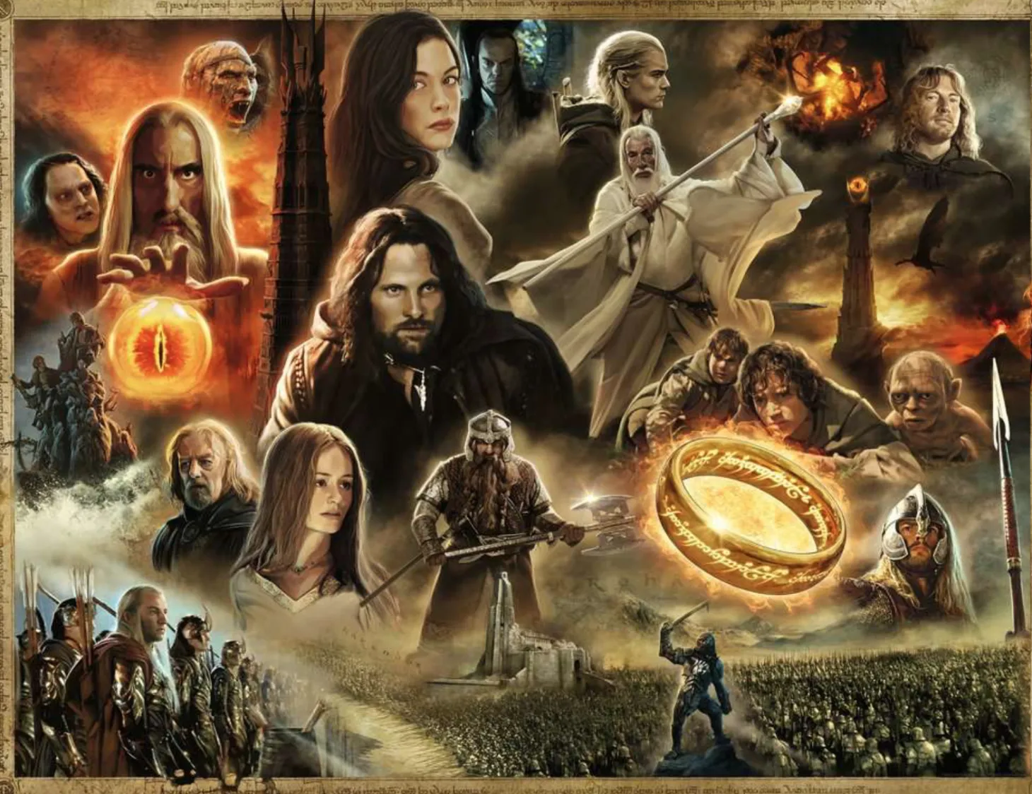 Ravensburger Lord of the Rings - The Two Towers - puzzle de 2000 pièces