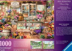 Ravensburger Magasin de Fleurs - All Seasons - puzzle de 1000 pièces