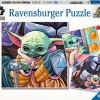 Ravensburger Mandalorian: Baby Yoda Grogu Moments - 3 puzzles de 49 pièces