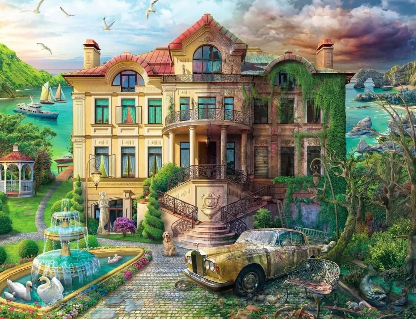 Ravensburger Manoir au fil du temps - puzzle de 2000 pièces