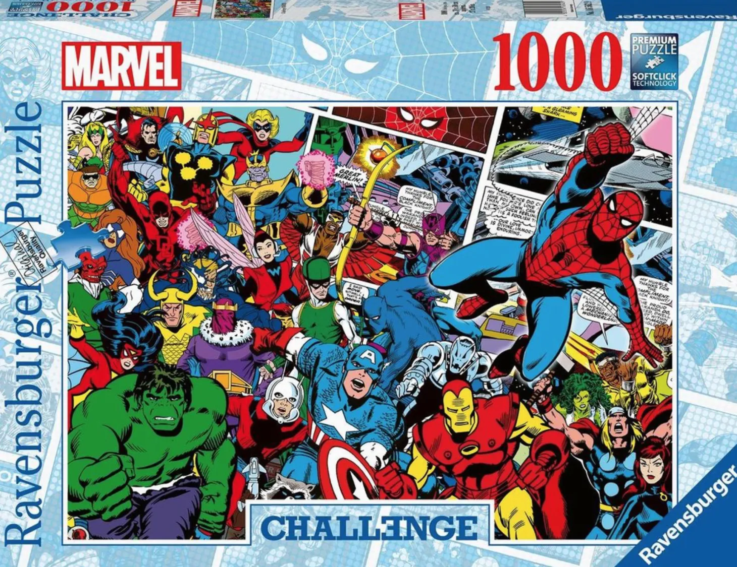 Ravensburger Marvel - Challenge - puzzle de 1000 pièces