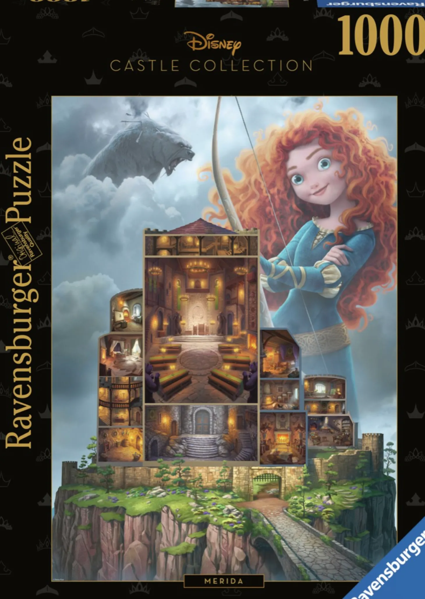Ravensburger Merida - Disney Château 4 - puzzle de 1000 pièces