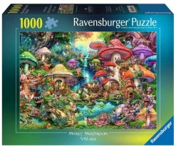 Ravensburger Merry Mushroom Village - Aimee Stewart- puzzle de 1000 pièces