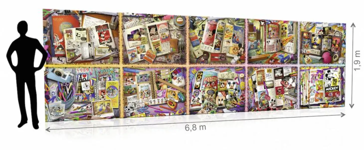 Ravensburger Mickey Mouse puzzle de 40.000 pieces (40320 pièces exact)