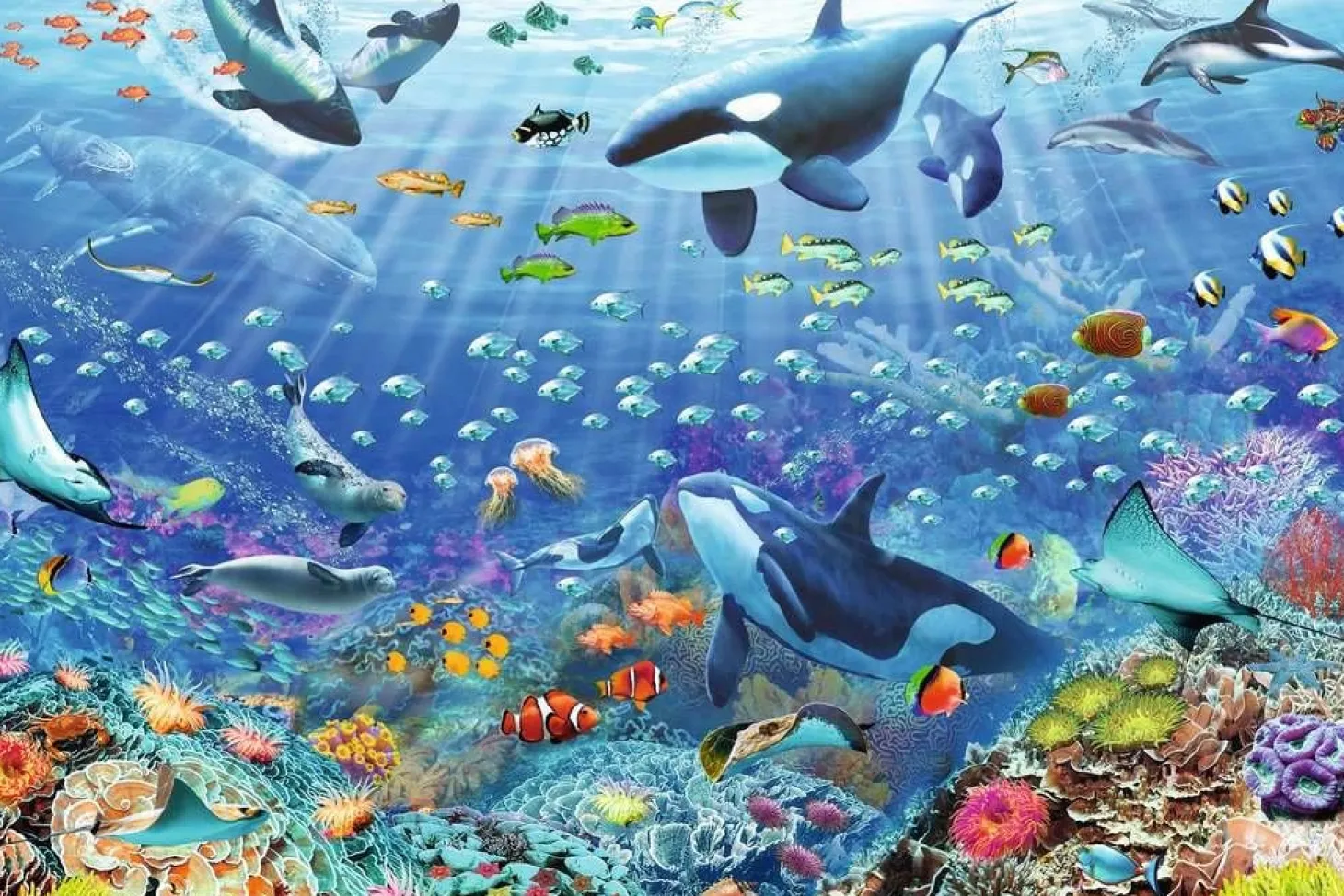 Ravensburger Monde sous-marin coloré - puzzle de 3000 pièces