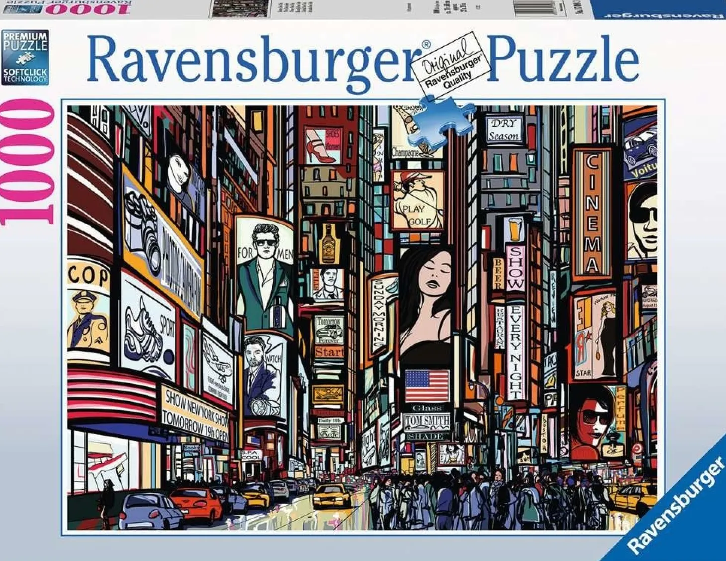 Ravensburger New York en couleurs - puzzle de 1000 pièces