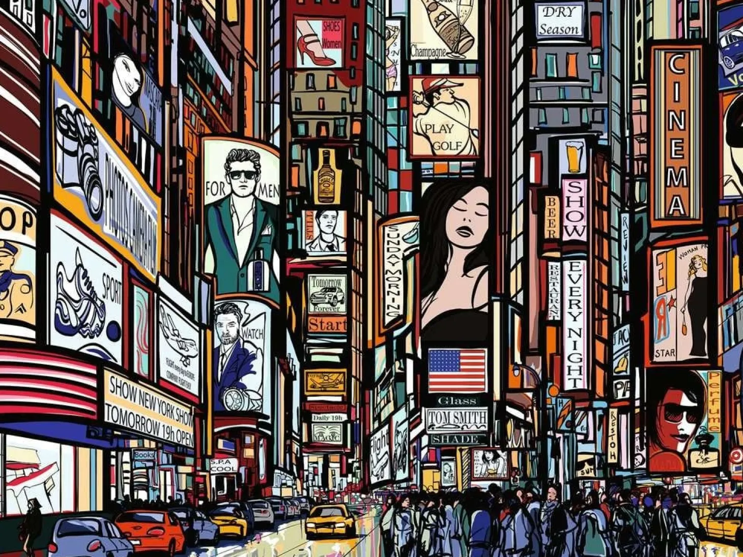 Ravensburger New York en couleurs - puzzle de 1000 pièces
