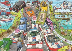 Ravensburger Poursuite de la police - Rétroviseur - puzzle de 1000 pièces