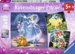 Ravensburger Princesses Disney - 3 puzzles de 49 pièces