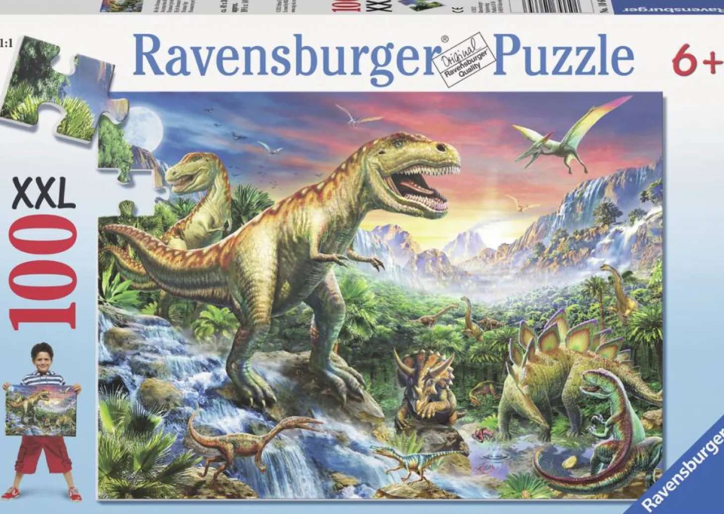 Ravensburger Quand les dinosaures - 100 pièces XXL