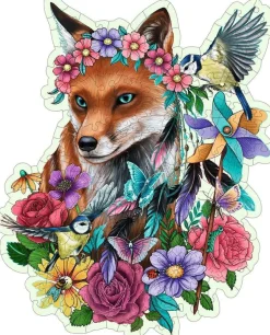 Ravensburger Renard roux - Puzzle de contour en bois - 150 pièces