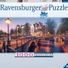 Ravensburger Soirée à Amsterdam - puzzle de 1000 pièces panomarique