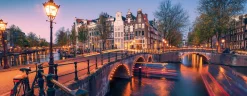 Ravensburger Soirée à Amsterdam - puzzle de 1000 pièces panomarique