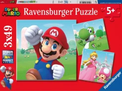 Ravensburger Super Mario - 3 puzzles de 49 pièces