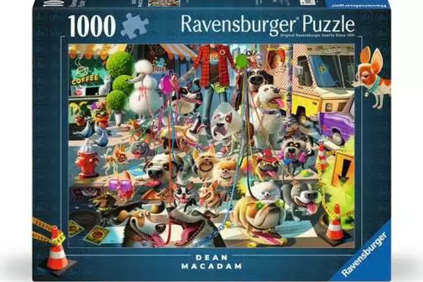 Ravensburger The Dog Walker - Dean Macadam - puzzle de 1000 pièces