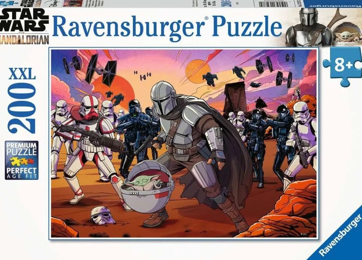 Ravensburger The Mandalorian - Face-Off - Puzzle de 200 pièces