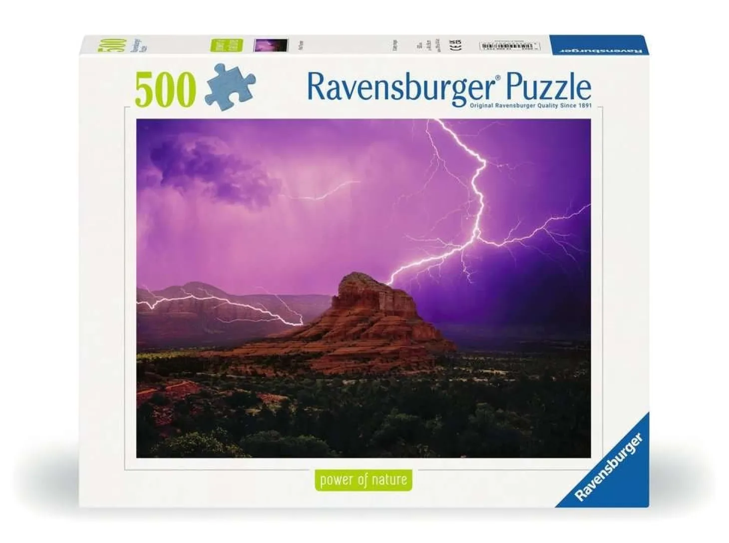 Ravensburger Tonnerre Rose - power of nature - puzzle de 500 pièces