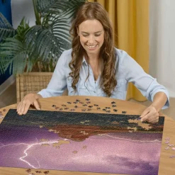 Ravensburger Tonnerre Rose - power of nature - puzzle de 500 pièces