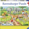 Ravensburger Une journée au zoo - 2 puzzles de 24 pièces
