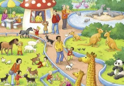 Ravensburger Une journée au zoo - 2 puzzles de 24 pièces