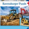 Ravensburger Véhicules de constructions - 3 puzzles de 49 pièces
