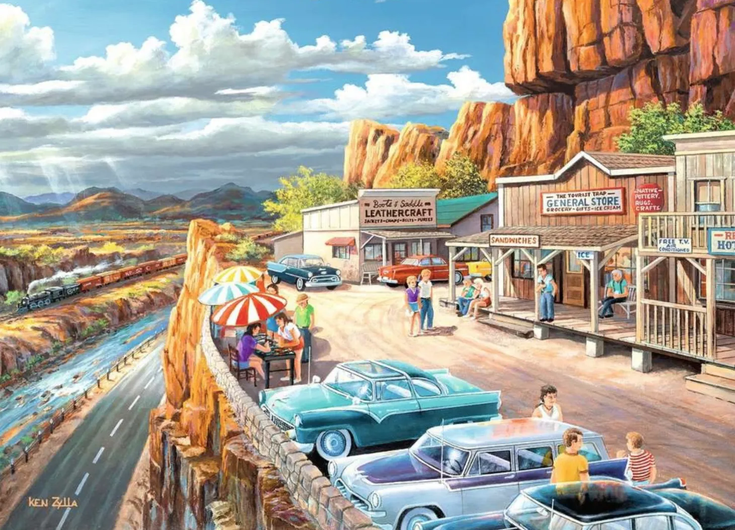 Ravensburger Vue panoramique - 500 pièces XL