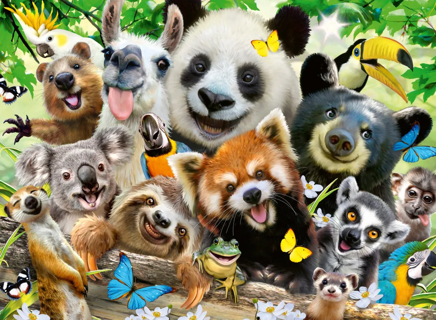 Ravensburger Wildlife selfie - 300 pièces