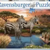 Ravensburger Zèbres au point d'eau - puzzle de 500 pièces