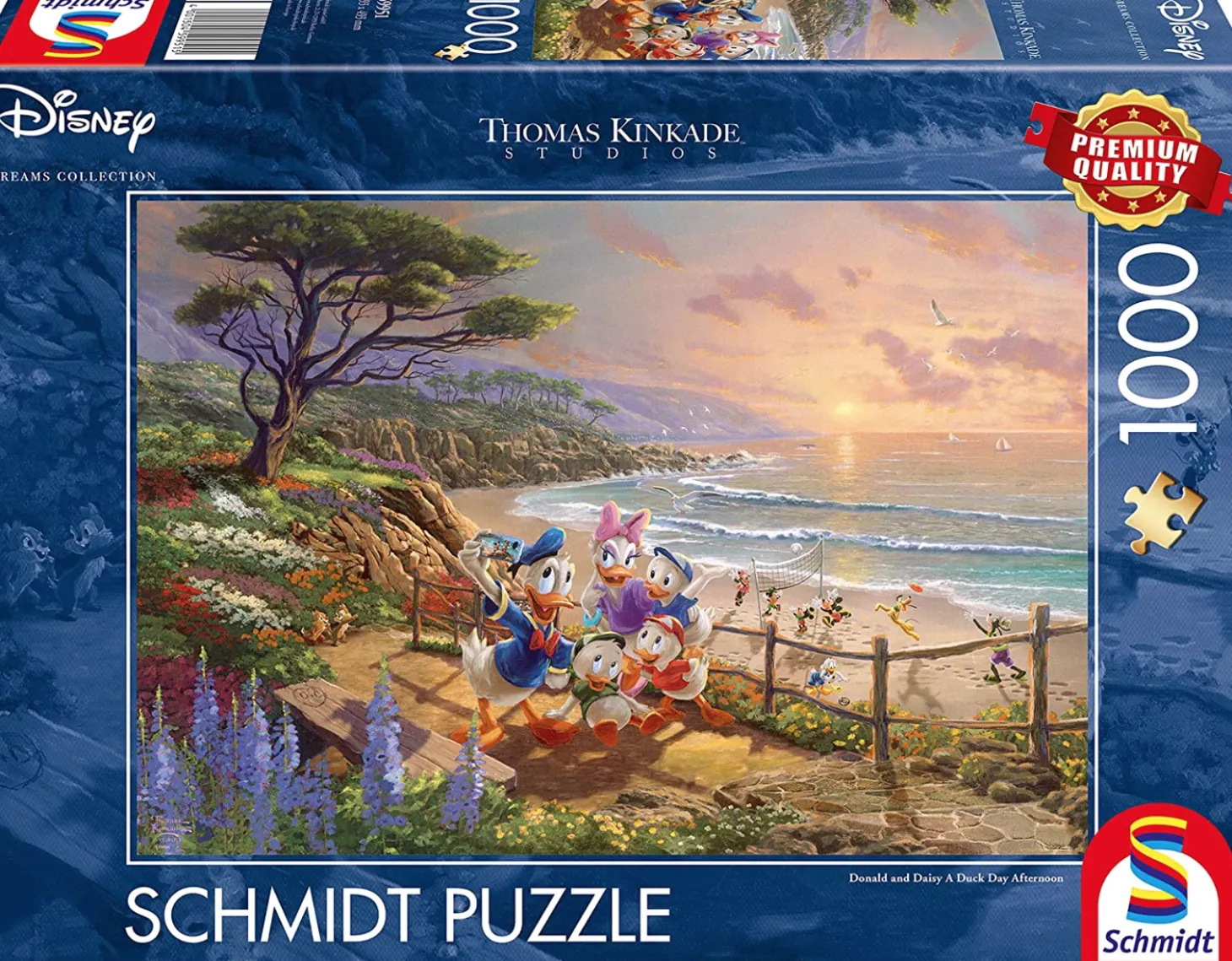 Schmidt Donald et Daisy - Thomas Kinkade - puzzle de 1000 pièces