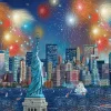 Schmidt Feux d'artifice à la Statue de la Liberté - 1000 pièces