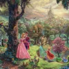 Schmidt La Belle au bois dormant - Thomas Kinkade - puzzle de 1000 pièces