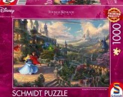 Schmidt La Belle au Bois Dormant dansant dans la Lumière Enchantée - Thomas Kinkade - puzzle de 1000 pièces