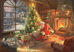 Schmidt Le Père Noël est là - Thomas Kinkade - puzzle de 1000 pièces
