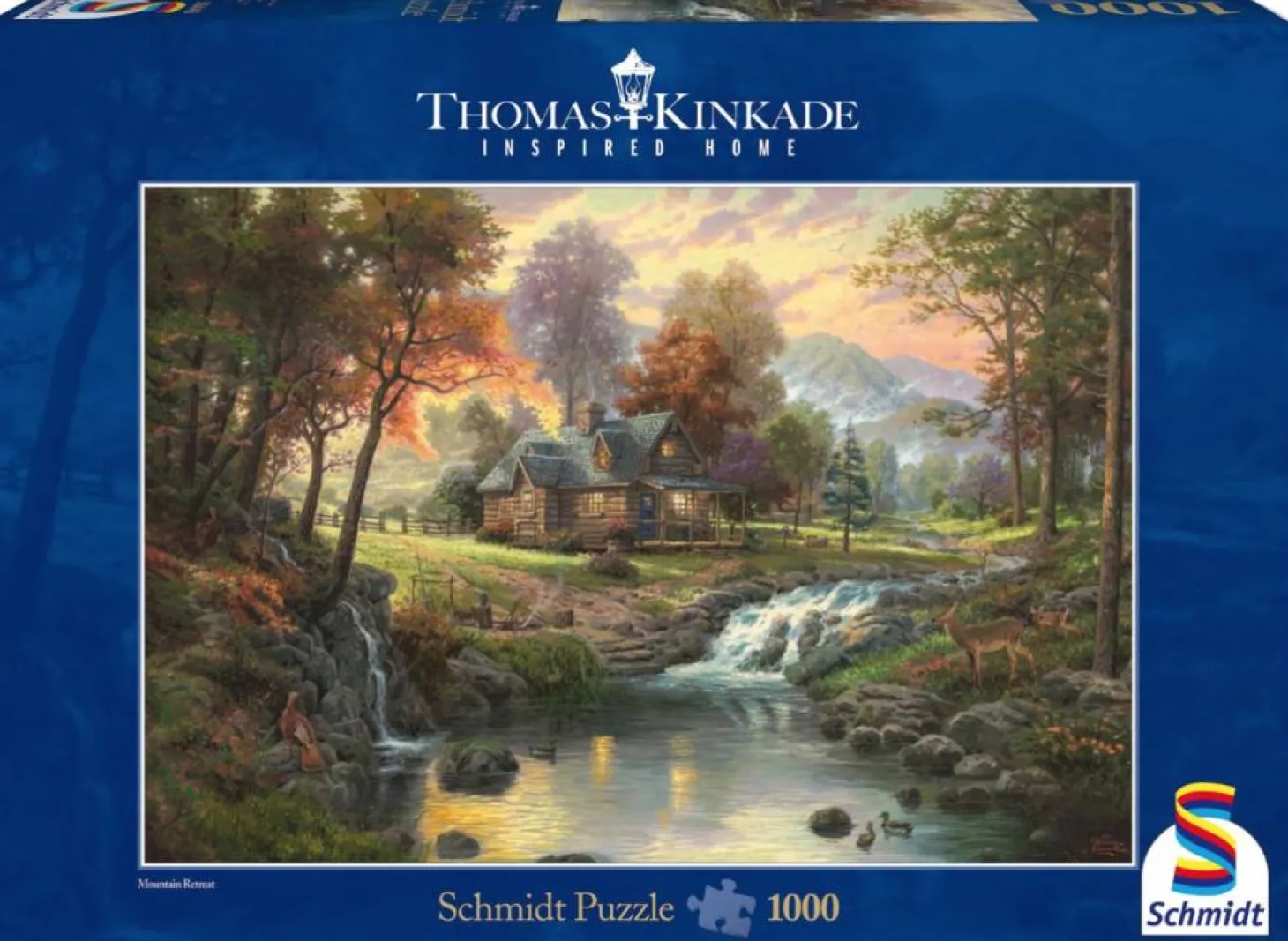 Schmidt Le repos en montagne - Thomas Kinkade - puzzle de 1000 pièces