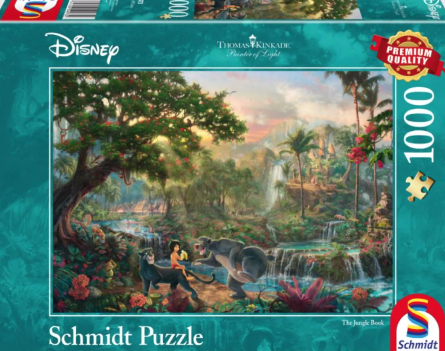 Schmidt Livre de la jungle - Thomas Kinkade - puzzle de 1000 pièces