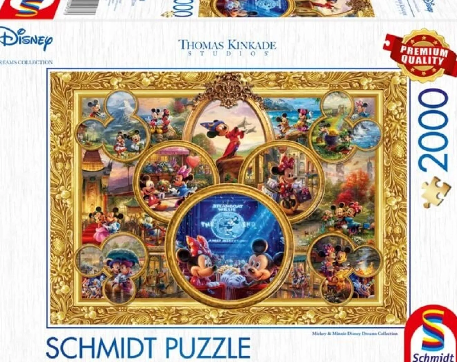Schmidt Mickey & Minnie Disney Dreams Collection - Thomas Kinkade - puzzle de 2000 piècess