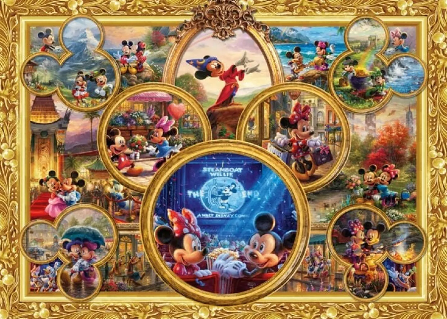Schmidt Mickey & Minnie Disney Dreams Collection - Thomas Kinkade - puzzle de 2000 piècess