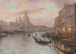 Schmidt Venise - Glow in the Dark - Thomas Kinkade - puzzle de 1000 pièces