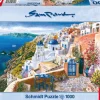 Schmidt Vue de la belle île de Santorin - 1000 pièces