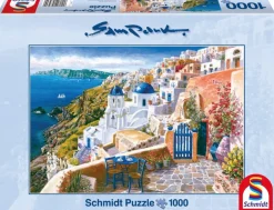 Schmidt Vue de la belle île de Santorin - 1000 pièces