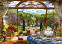 Schmidt Vue depuis le jardin d'hiver - Dominic Davison - puzzle de 1000 pièces