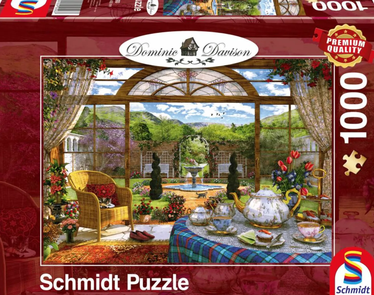 Schmidt Vue depuis le jardin d'hiver - Dominic Davison - puzzle de 1000 pièces