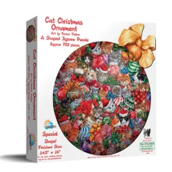 SUNSOUT Décoration de Noël Chats - puzzle de 750 pièces