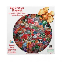 SUNSOUT Décoration de Noël Chats - puzzle de 750 pièces
