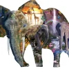 SUNSOUT Eléphant à la chute d'eau - puzzle de 1000 pièces