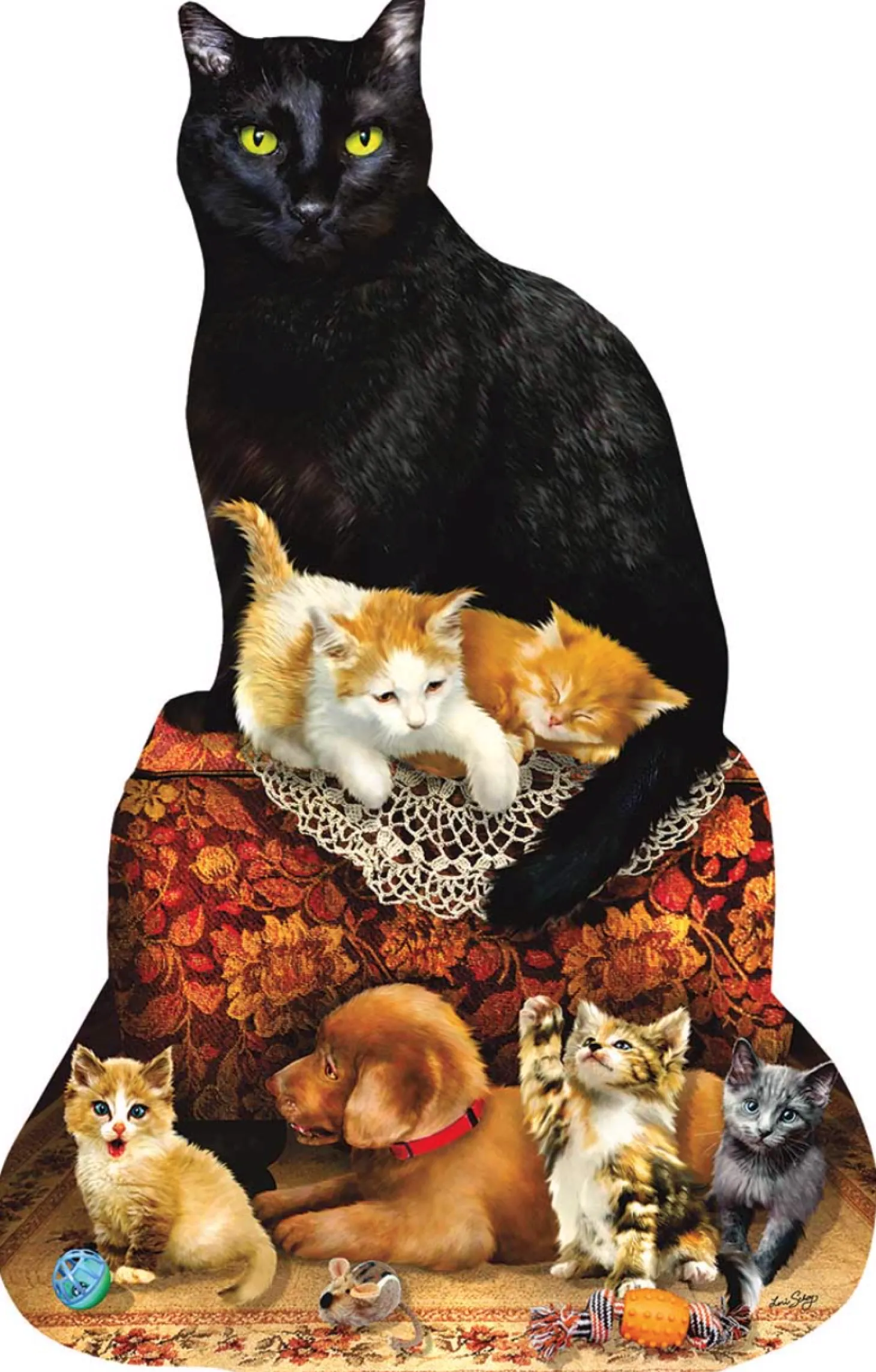 SUNSOUT Family Ottoman - puzzle de 1000 pièces