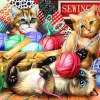 SUNSOUT Kitties Fun Time - puzzle de 500 XXL pièces
