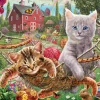 SUNSOUT Les chats dans le hamac - puzzle de 300 XXL pièces