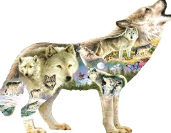 SUNSOUT Loups des prés - puzzle de 750 pièces