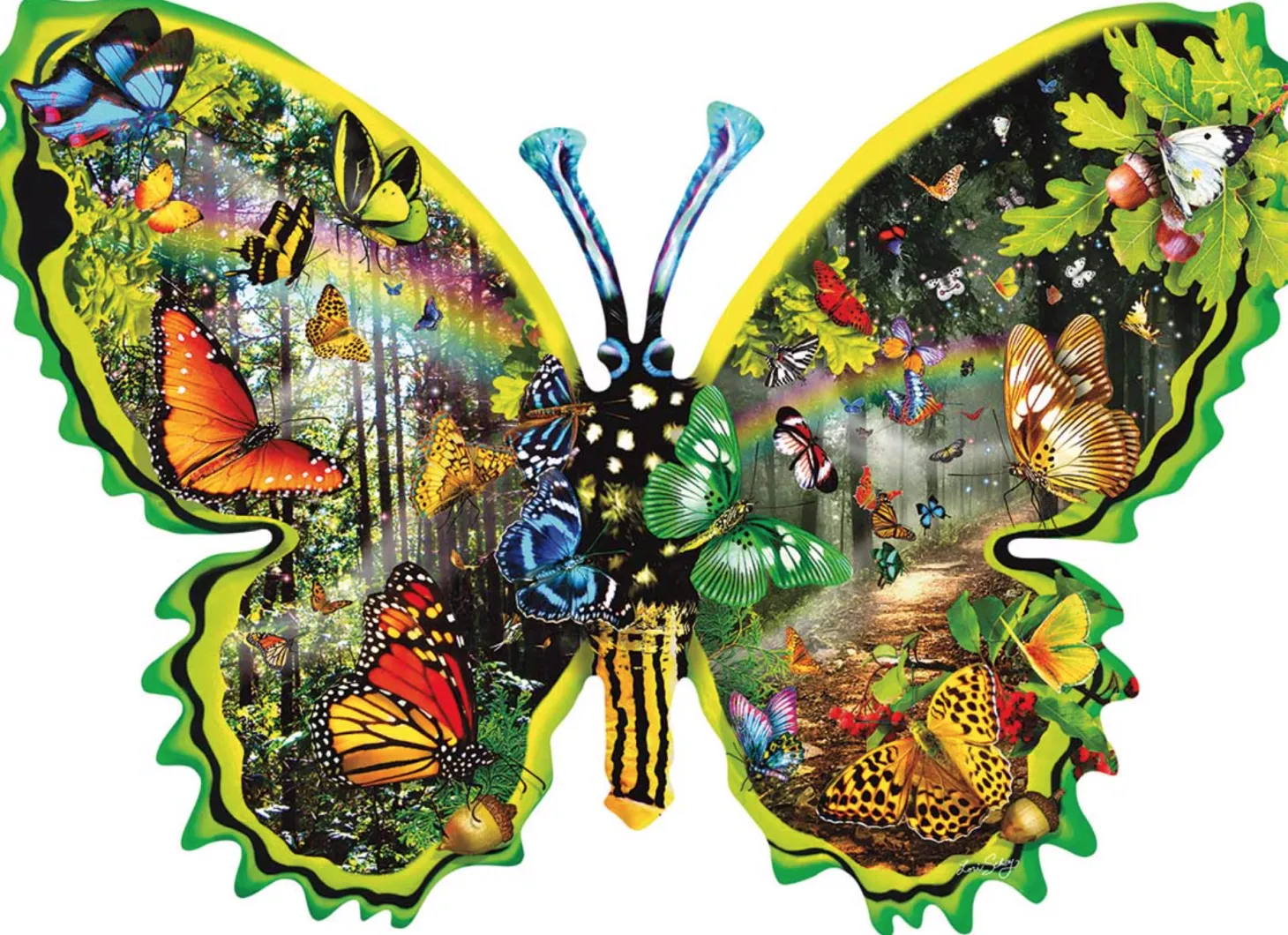 SUNSOUT Migration des papillons - puzzle de 1000 pièces